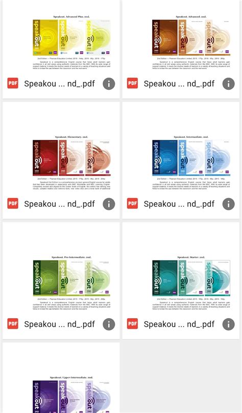 Speakout 2nd Edition English Course For Adult Students Suitable For