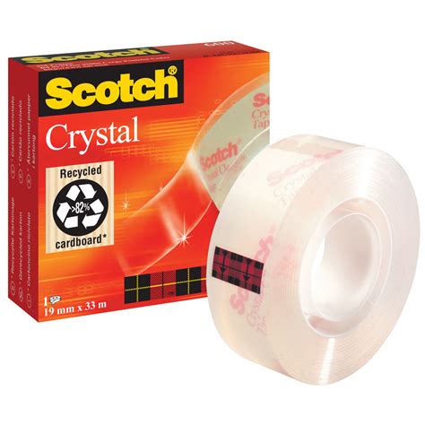 Scotch Crystal Tape 19mm X 33m 600