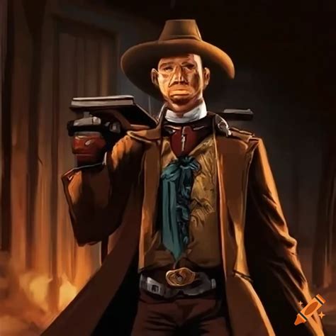 Torn City Character As A Wild West Outlaw Gunslinger On Craiyon