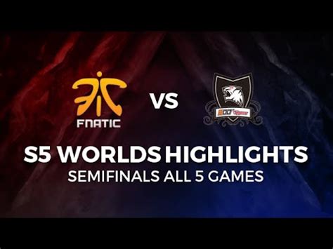 Fnatic Vs Koo Tigers Highlights All Games Semi Final Fnc Vs Koo