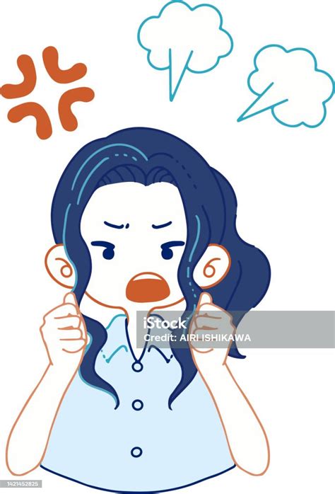 Illustration Of An Outraged Person Stock Illustration Download Image