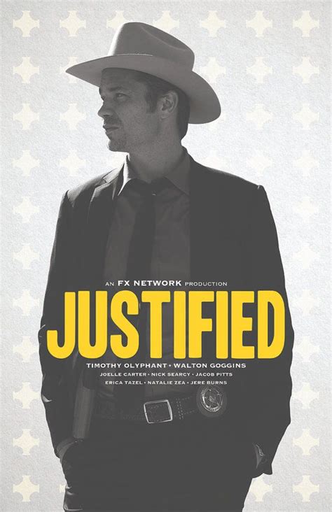 Justified TV Show Poster - Etsy | Justified tv show, Best tv shows, Top ...