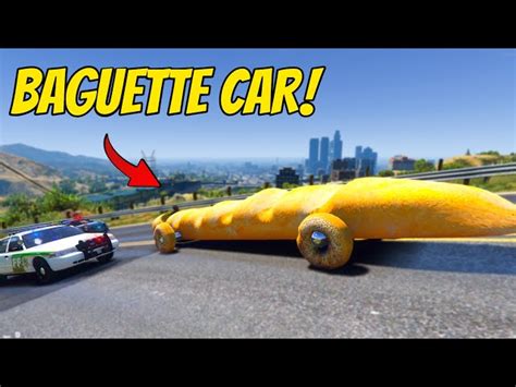 Blue Baguette Car