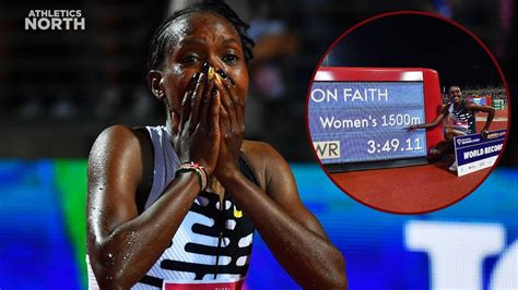 Faith Kipyegon Runs Away With The Womens 1 500m World Record