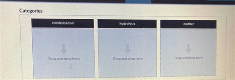 Solved Condensation reactions and hydrolysis reactions are | Chegg.com