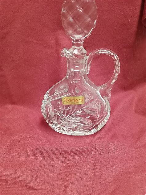 Nachtmann Cut Crystal Decanter With Stopper Bavarian Seit 1834 Etsy