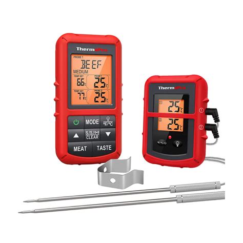 WIRELESS DUAL PROBE MEAT THERMOMETER By ThermoPro