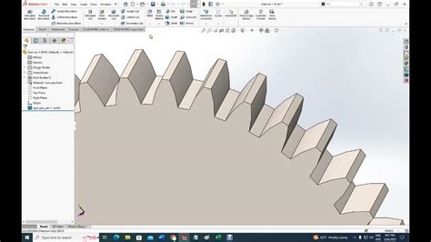 Design Spur Gears With Chamfer And Keyway In Solidworks Youtube