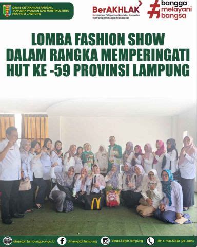 LOMBA FASHION SHOW DALAM RANGKA MEMPERINGATI HUT KE 59 PROVINSI