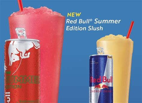 Red Bull Slushes Are Back At Sonic Red Bull Red Bull Drinks