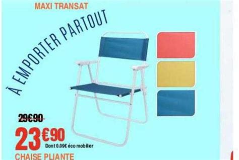 Promo Chaise Pliante Chez Jardiland ICatalogue Fr