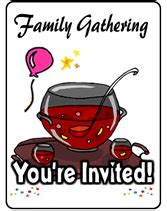 Printable Family Gathering Party Invitations