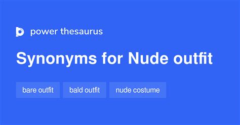 Nude Outfit Synonyms Words And Phrases For Nude Outfit