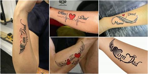 Tatuajes dedicados a Mamá y Papá Mom Dad Lo Mejor de 2025