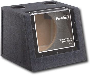 Best Buy R T Enterprises 12 Single Bandpass Subwoofer Box BB 1200