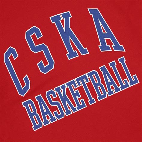 Cska Mosca Euroleague Uomo T Shirt Da Basket