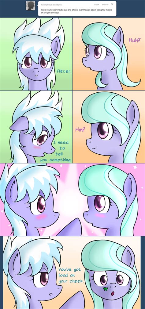 Safe Artist Marikaefer Cloudchaser Flitter Pony Ask