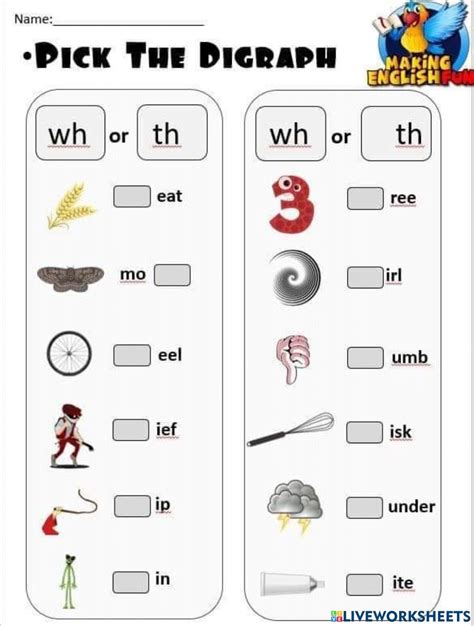 Digraphs Worksheets St Grade Worksheets Preschool Worksheets Play