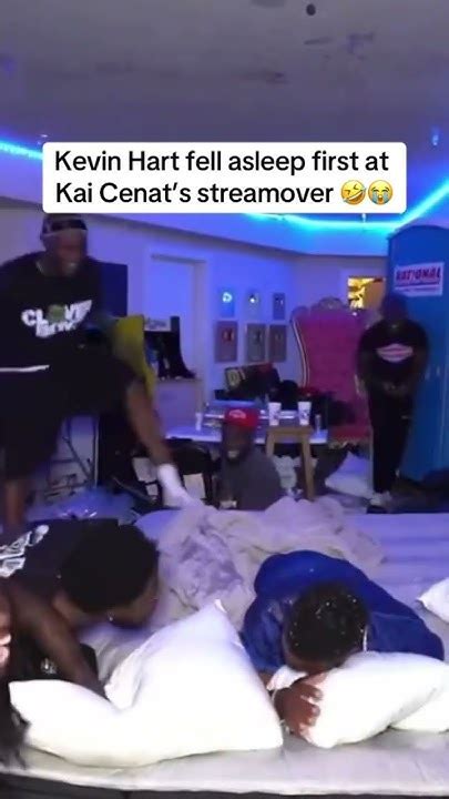 Kevin Hart Fell Asleep First At Kai Cenats Streamover 🤣😭 Youtube