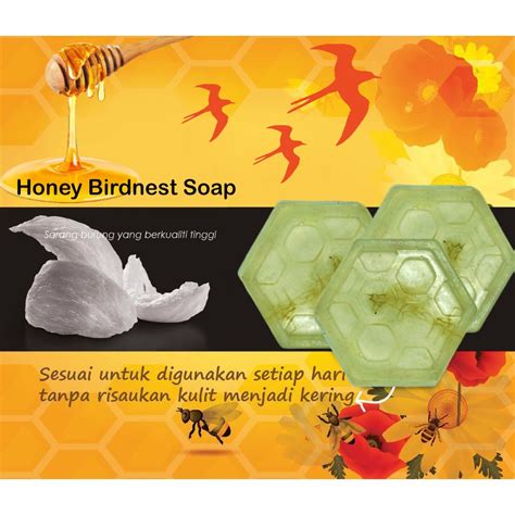 Honey Birdnest Soap Sabun Sarang Burung Madu Sabun Jerawat Parut Anti