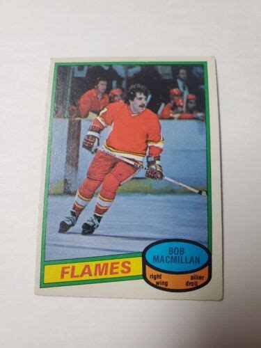 1980 81 O PEE CHEE NHL HOCKEY 267 BOB MACMILLAN CALGARY FLAMES EBay