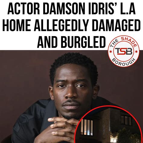 Theshadeborough On Twitter British Actor DamsonIdris Was Reportedly