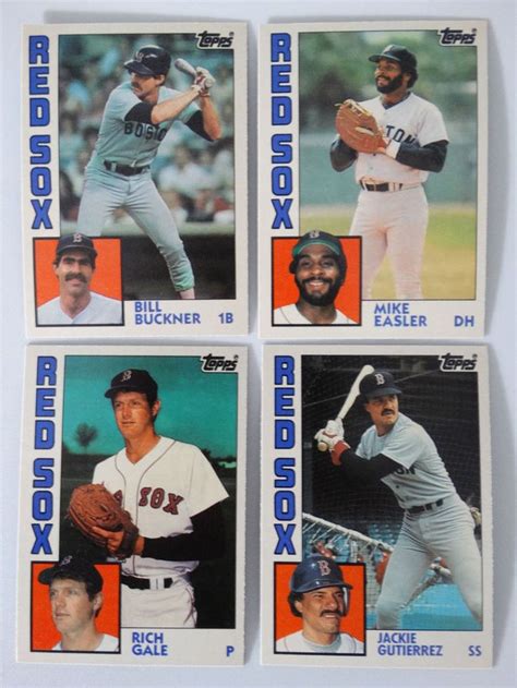 Topps Traded Boston Red Sox Team Set Of Baseball Cards