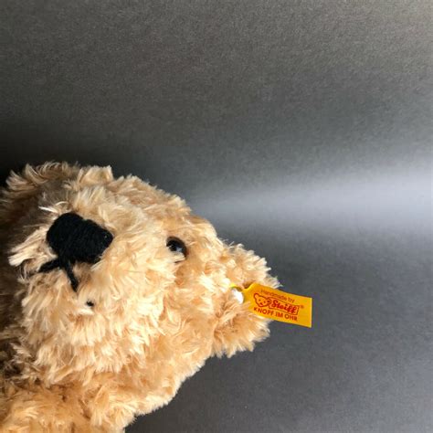 Steiff Cm Elmar Teddy Bear Golden Brown New Way Jointed