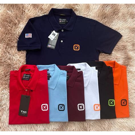 Camiseta Txc Masculino Gola Polo Shopee Brasil