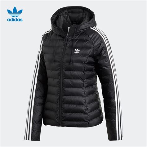 Adidas阿迪达斯官方三叶草女装冬季运动拉链棉服ed4785ed4784 黑色 38参考身高169~172cm 京东商城【降价监控