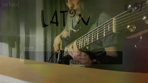 Latin Backing Track In A Minor 165 Bpm BASS YouTube