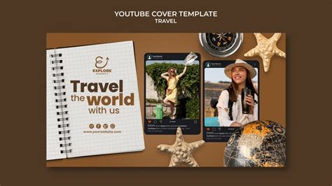 Travel Album PSD, High Quality Free PSD Templates for Download