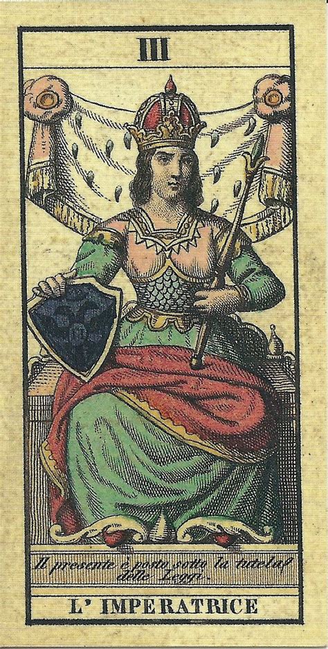 Limperatrice The Empress In Tarot Tarot Heritage Arte De Carta