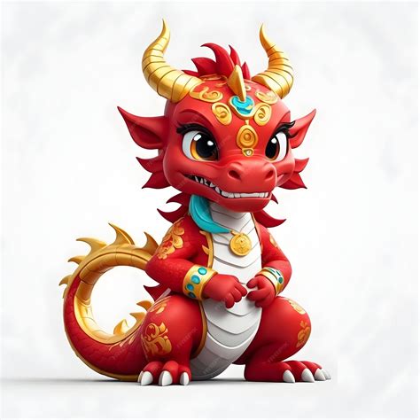 Premium Photo | Chinese dragon zodiac mythical creature illustration ...