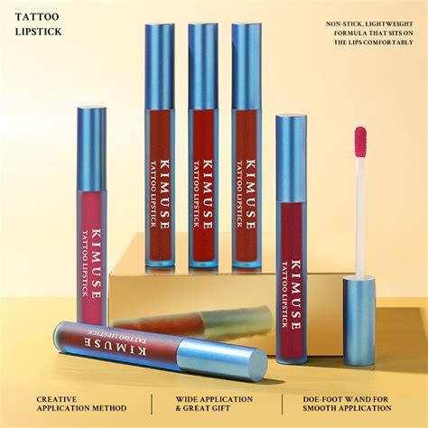 Kimuse Peel Off Lip Stain Tattoo Lipstick Long Lasting And Waterproof