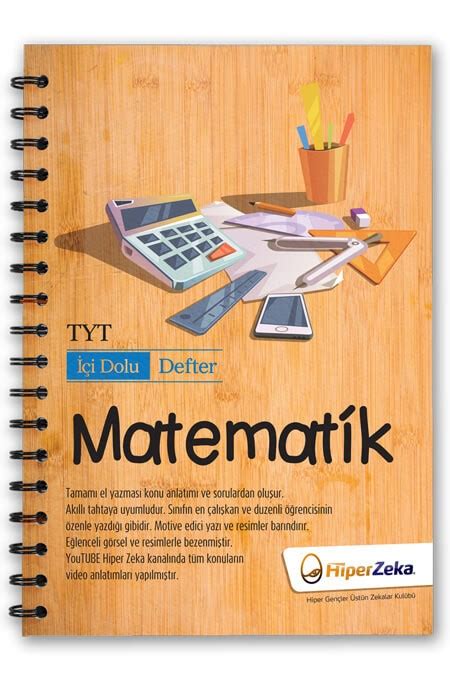 İçi Dolu Defter YKS TYT Matematik Hiper Zeka TYT AYT LGS