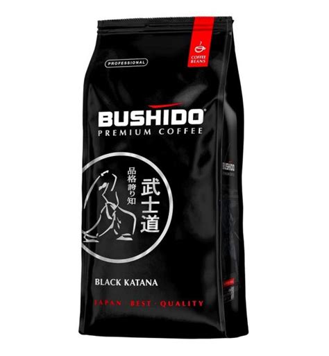Кофе зерновой Bushido Black Katana 1кг купить по цене 70.40 руб. в Минске