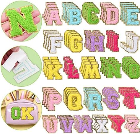 Amazon Pieces Self Adhesive Chenille Letter Patch School