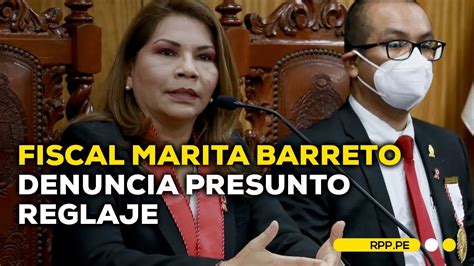 Fiscal Marita Barreto acudió a comisaría de Jesús María para denunciar