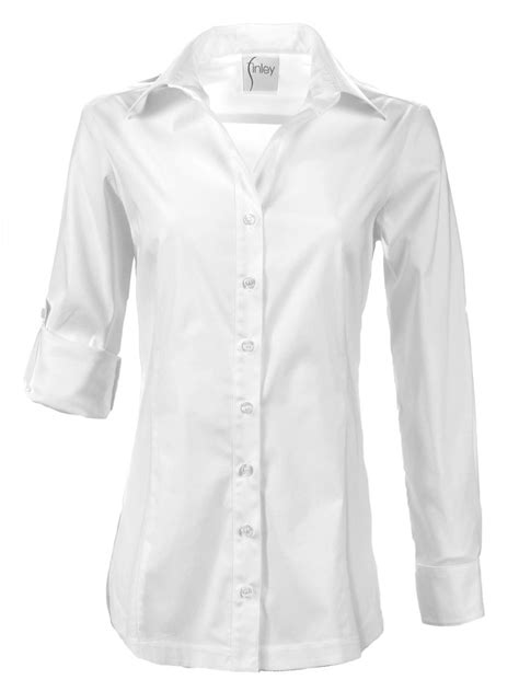 Joey Silky White Poplin Shirt How To Roll Sleeves Rolled Sleeve Blouse White Button Down Shirt