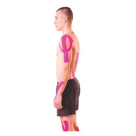 BANDAGEM KINESIO PAUHER ELÁSTICA ROSA 5CMX5MT KP101 ORTHO PAUHE