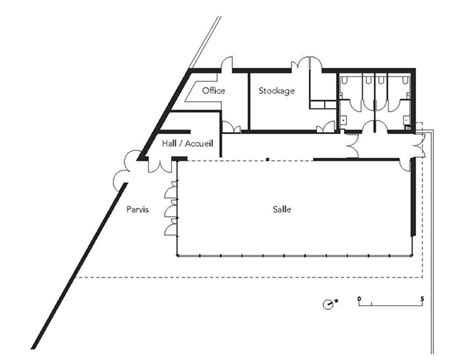 Plan du RDC : salle polyvalente Jean-Baptiste Clément, Olivier Werner ...