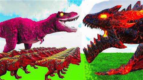 EVOLUTION Of MOSASAURUS KAIJU SPIDER Vs Evolution Of T REX Who Is The