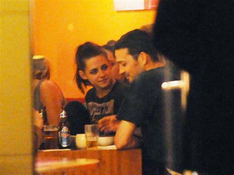 KRISTEN STEWART and Rupert Sanders at Cozy Dinner at Monsieur Vuong ...