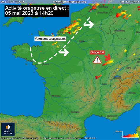 Guillaume Séchet on Twitter Les averses orageuses se multiplient