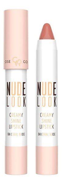 Golden Rose Nude Look Kremowa Pomadka W Kredce 04 Coral Nude 3 G