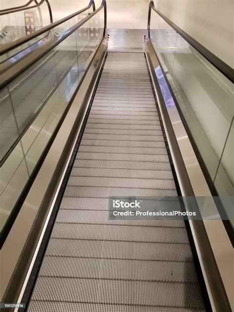 Down Escalator Ramp Stock Photo Download Image Now Accessibility