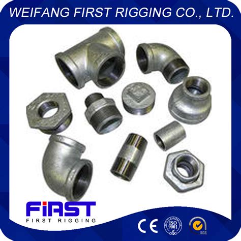 Din Jis Gb Standard Galvanized Malleable Iron Elbow Reducing 90r Fitting China Fitting And