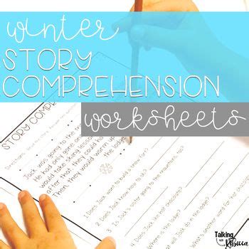 Winter Story Comprehension Worksheets | Comprehension, Comprehension ...