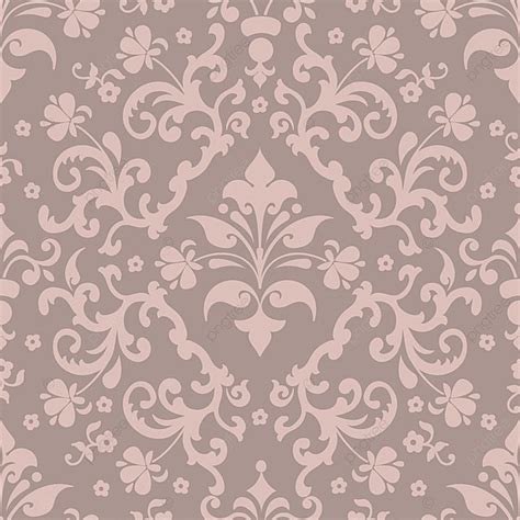 Vector Damask Seamless Pattern Element Background Wallpaper